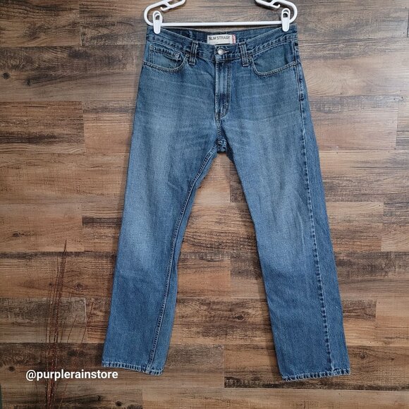Vtg Levi's Jeans 33x32 Slim Straight 514 Medium Wash Denim Cotton Y2K Western - Picture 1 of 11